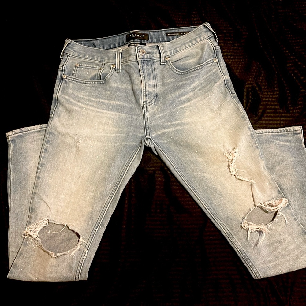 Pacsun stacked skinny jeans women 30x30 comfort stretch.
